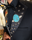 Cosmic Custom Lapels (Handmade)