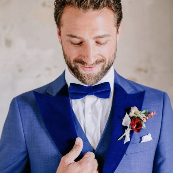 Royal Blue Velvet Lapel set (SOLD OUT) – The Lapel Project